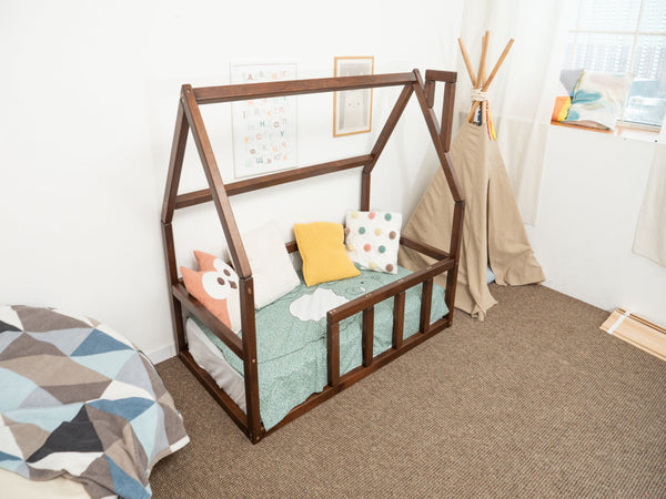 Montessori House floor bed | 7 colors | 13 sizes (Model 1)