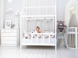 Montessori Bed House Bed with legs (Model 2)