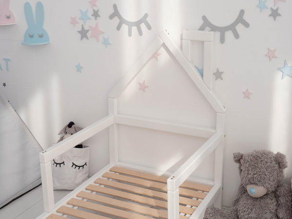 Montessori Bed with legs White color (Model 3), фото 9