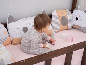 Toddler Platform Bed Montessori Bed House Dark color (Model 2)
