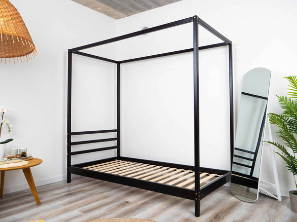 Teen bed with Legs&Slats Twin size frame bed (Model 8), фото 7