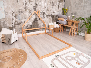 Montessori Floor Bed Natural Color (Model 3)