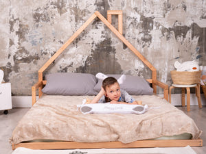 Montessori Floor Bed Natural Color (Model 3)