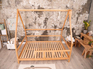 Montessori Toddler Bed with legs Natural color (Model 1)