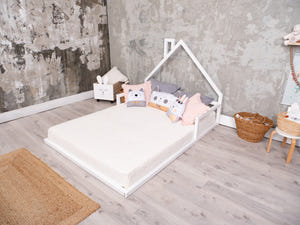 Montessori Floor Bed White color (Model 3)