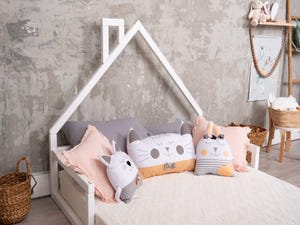 Montessori Floor Bed White color (Model 3)