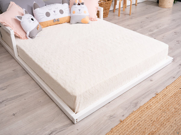 Montessori Floor Bed White color (Model 3)