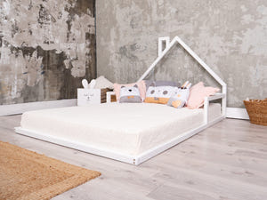 Montessori Floor Bed White color (Model 3)