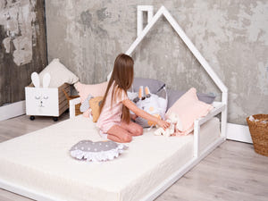 Montessori Floor Bed White color (Model 3)