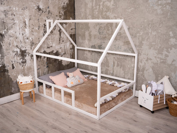 Montessori floor Bed White color (Model 2)