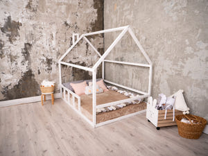 Montessori floor Bed White color (Model 2)