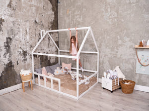 Montessori floor Bed White color (Model 2)