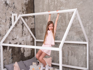 Montessori floor Bed White color (Model 2)