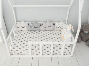 Floor bed for sleeping only - Montessori bed for toddler (Model 1 mini)