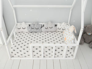 Montessori Toddler Twin Floor Bed Climbing Bed (Model 1)