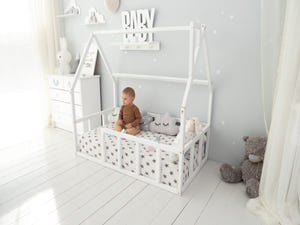 Floor bed for sleeping only - Montessori bed for toddler (Model 1 mini)