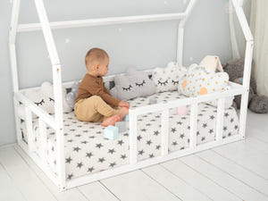 Floor bed for sleeping only - Montessori bed for toddler (Model 1 mini)