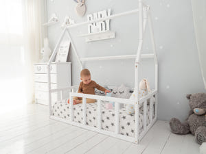 Floor bed for sleeping only - Montessori bed for toddler (Model 1 mini)