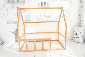 Floor bed for climbing Montessori bed (Model 1)