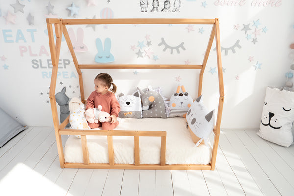 Floor bed for climbing Montessori bed (Model 1), фото 1