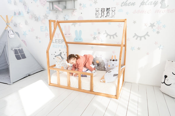 Floor bed for climbing Montessori bed (Model 1), фото 6