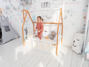 Floor Bed for Sleeping Only - Montessori Platform bed (Model 1 mini)