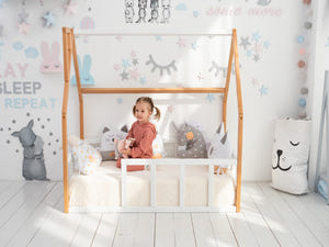 Floor Bed for Sleeping Only - Montessori Platform bed (Model 1 mini)