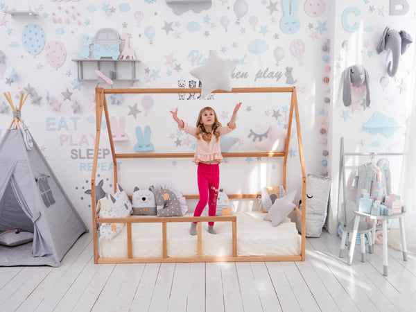 Montessori Floor bed for climbing 7 colors (Model 1)