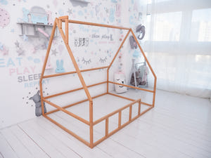 Toddler Floor Bed for Sleeping Only - Montessori Bed (Model 1 mini)