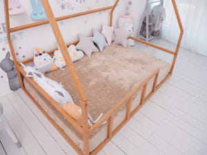Toddler Floor Bed for Sleeping Only - Montessori Bed (Model 1 mini)