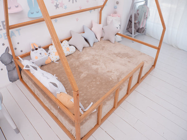 Toddler Floor Bed for Sleeping Only Montessori Bed (Model 1 mini)