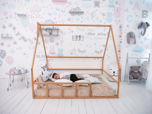 Toddler Floor Bed for Sleeping Only Montessori Bed (Model 1 mini), фото 4