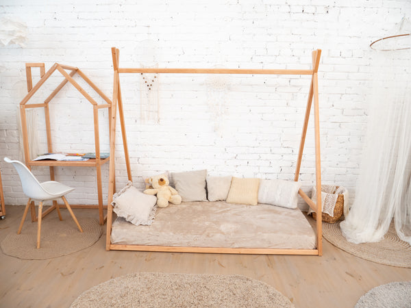 Kids teepee floor bed Modern Toddler bed (Model 4)