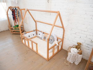 Montessori Toddler Floor Bed for Sleeping Only (Model 1 mini)