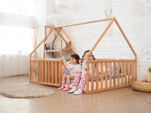 Playpen bed Toddler House bed (Model 6)