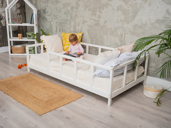 Montessori toddler bed with rails (Model 10), фото 6