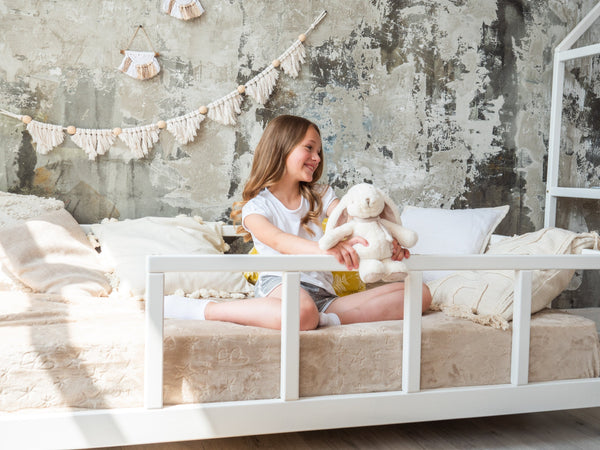 Montessori kids frame bed with legs&slats (Model 10)