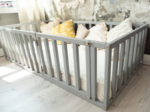 Toddler Wooden bed Play pen (Model 6.2/19)