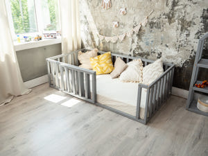 Toddler Wooden bed Play pen (Model 6.2/19)