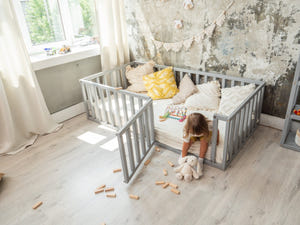 Toddler Wooden bed Play pen (Model 6.2/19)