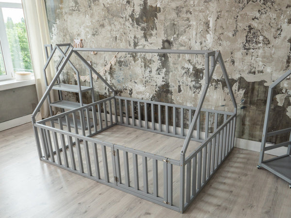 Toddler House bed Playpen (Model 6/17), фото 8