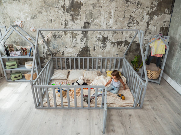 Toddler House bed Playpen (Model 6/17), фото 1