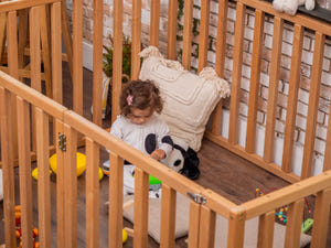 Platform bed Playpen with extended rail | 75x54 size | 11 colors (Model 6.3/20)