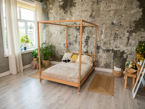 Teen bed with Legs&Slats Twin, Full and Queen size frame bed (Model 8)