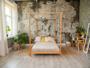 Teen bed with Legs&Slats Twin, Full and Queen size frame bed (Model 8)