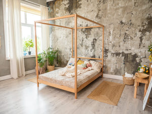 Teen bed with Legs&Slats Twin, Full and Queen size frame bed (Model 8)