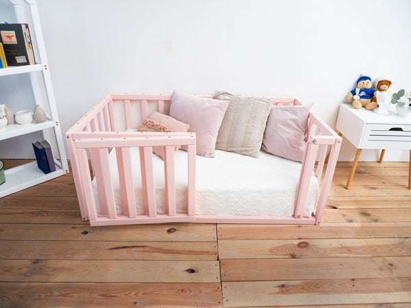 Crib for girl Floor bed Playpen (Model 6.2/19), фото 6