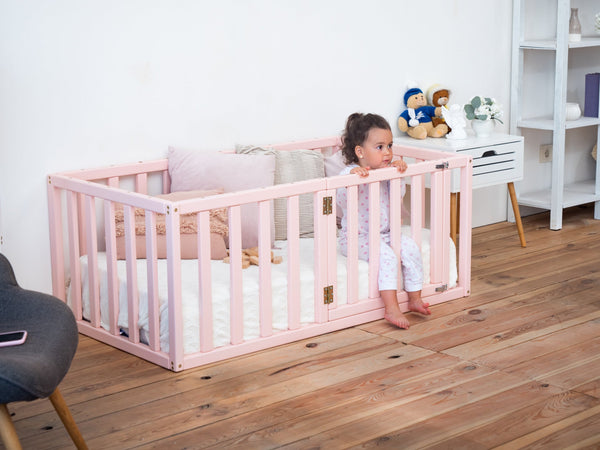 Crib for girl Floor bed Playpen (Model 6.2/19), фото 4