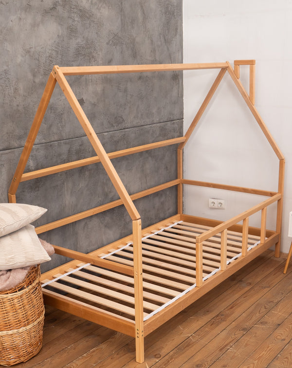 Toddler Bed for climbing Montessori with Legs&Slats (Model 1), фото 5