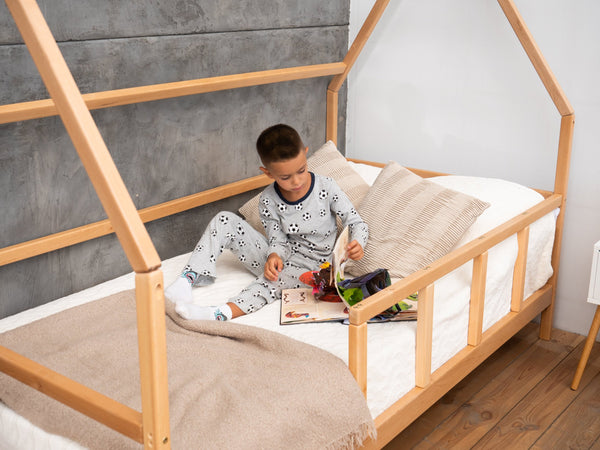 Toddler Bed for climbing Montessori with Legs&Slats (Model 1), фото 2